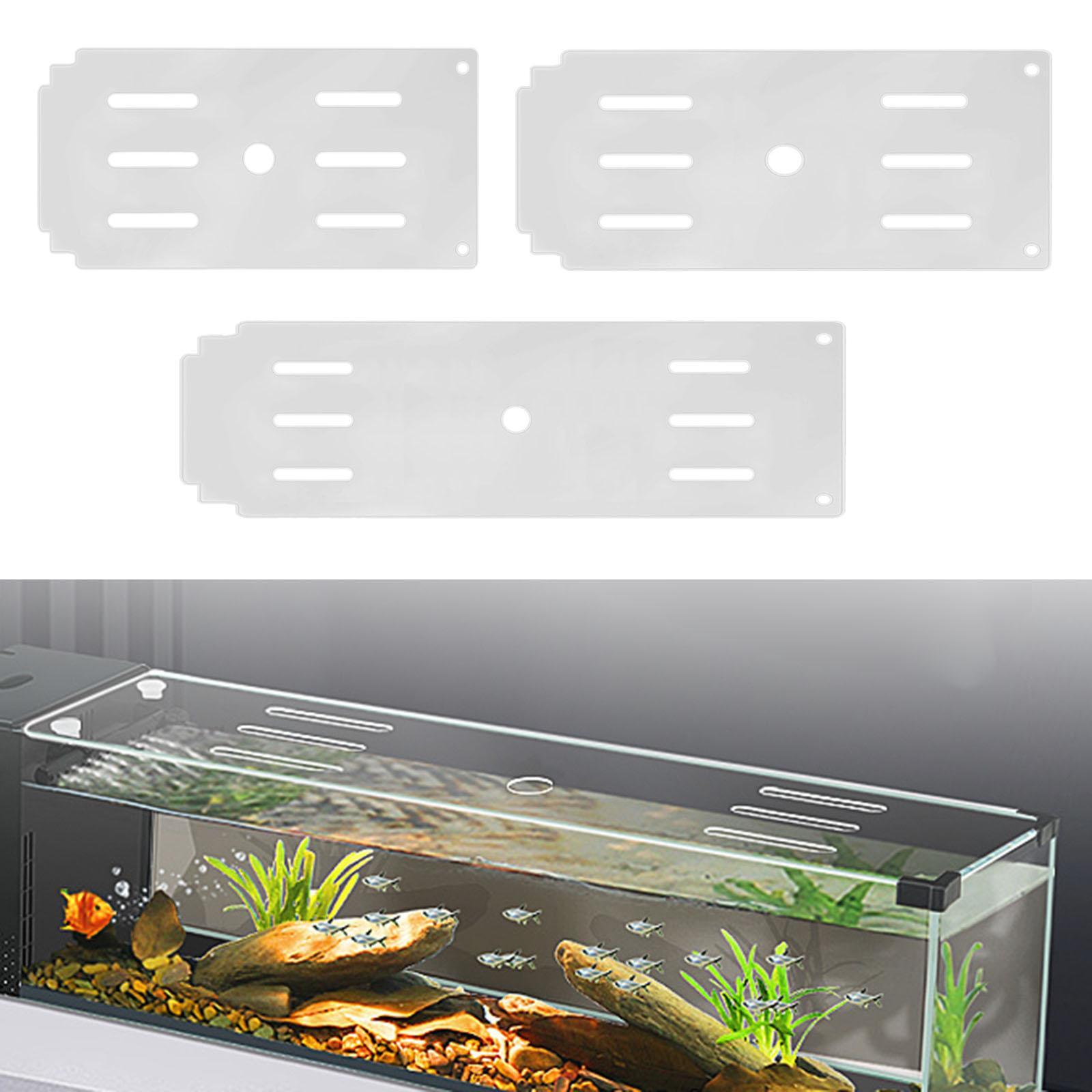 Aquarium Fish Jumping - Tank Lid with Feeding Holes, Anti