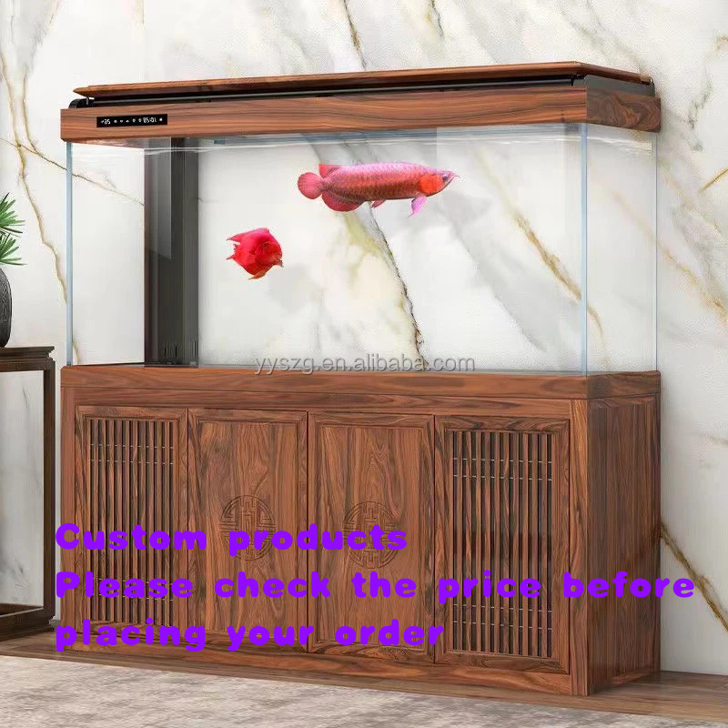 Aquarium Fish In - custom.Commercial Luxury Glass Rectangle Wall Aquarium