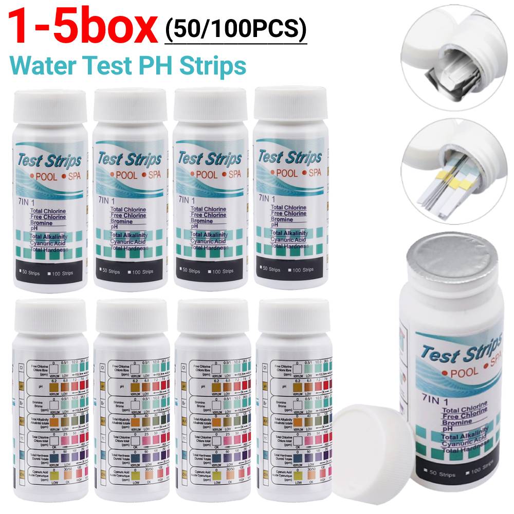 50/100PCS Water Test PH Strips - Aquarium Fish Accessories recension och pris