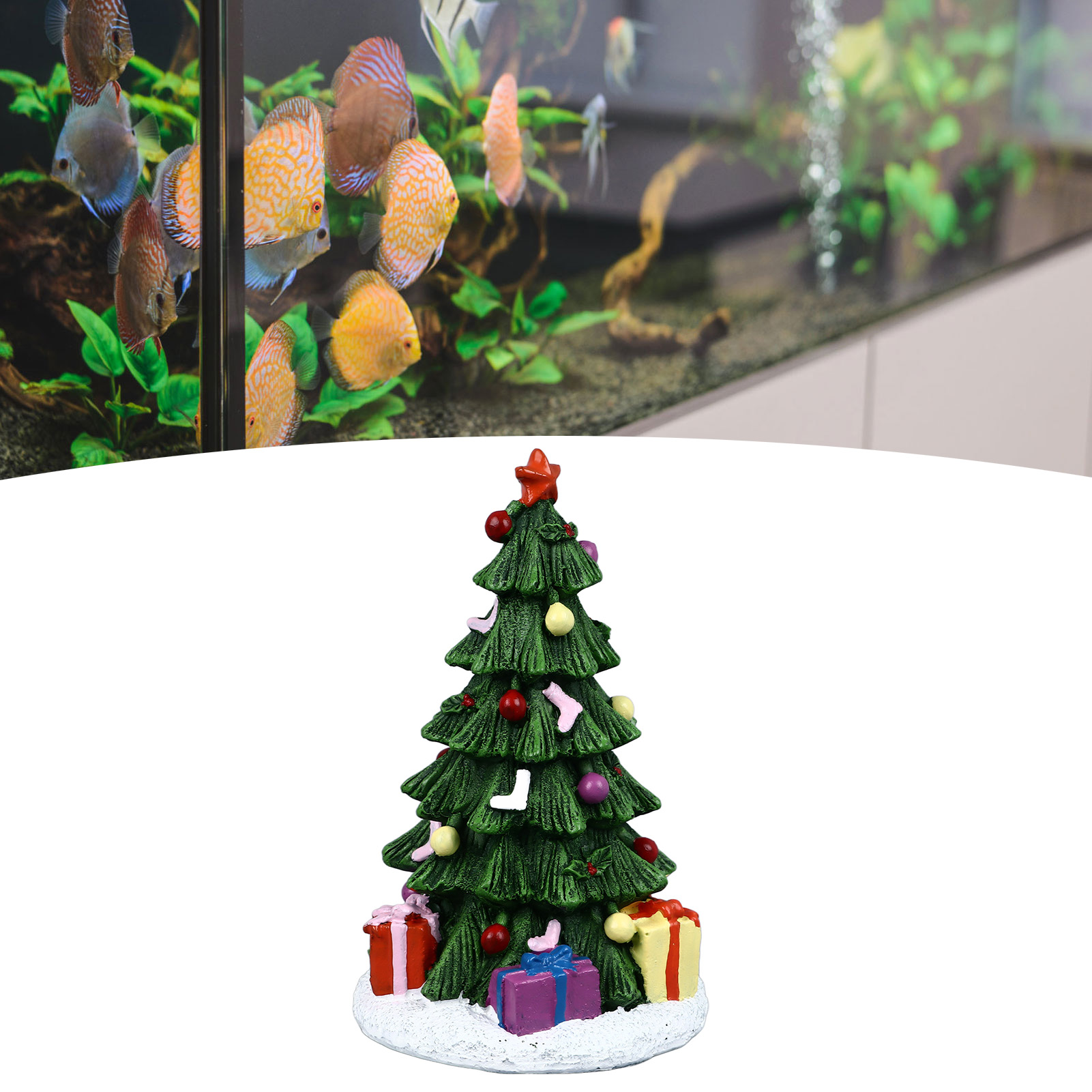 ZK20 Christmas Fish Tank Ornam - Aquarium Fish Beautiful recension och pris