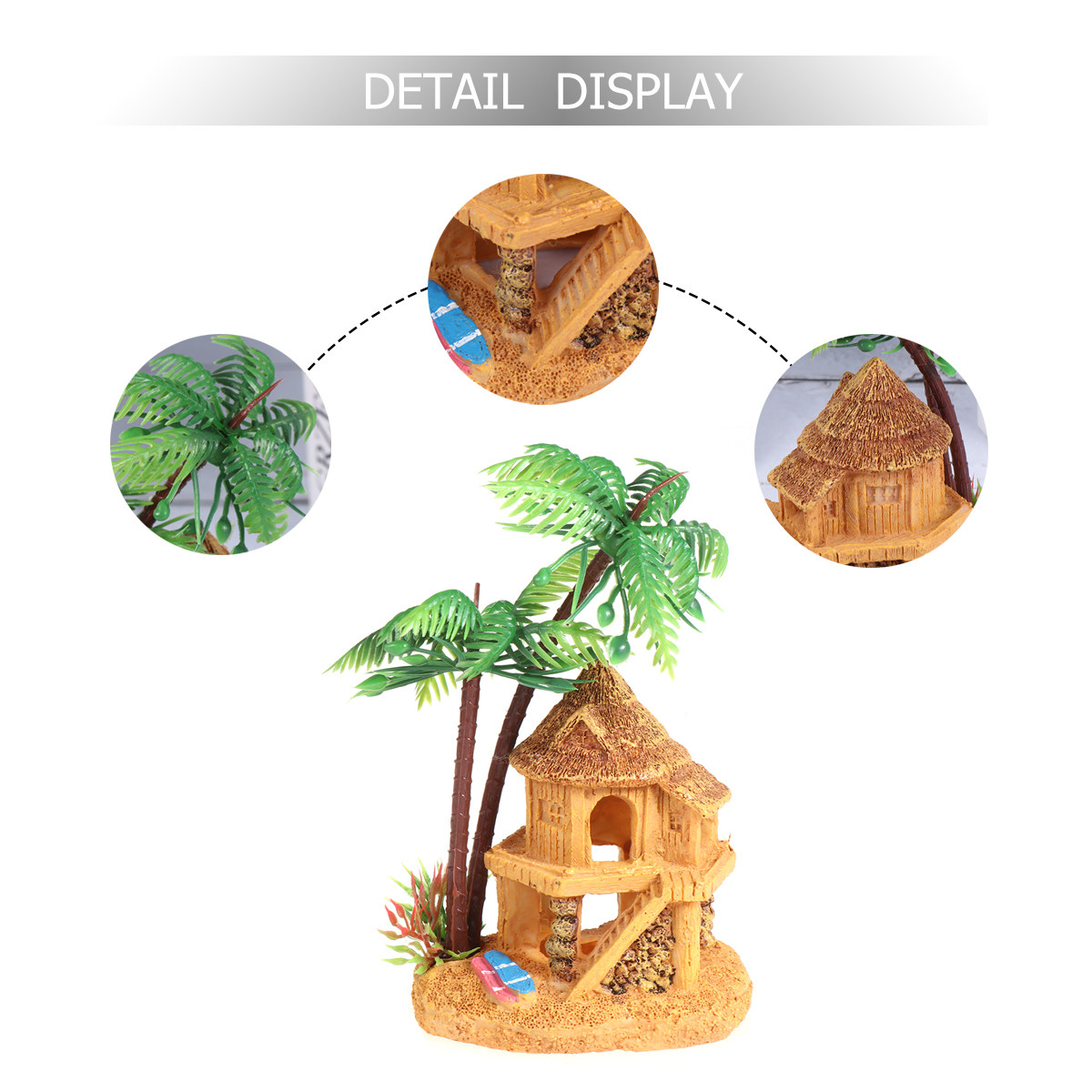 Aquarium Ornament Resin House  - Aquarium Fish Beautiful recension och pris