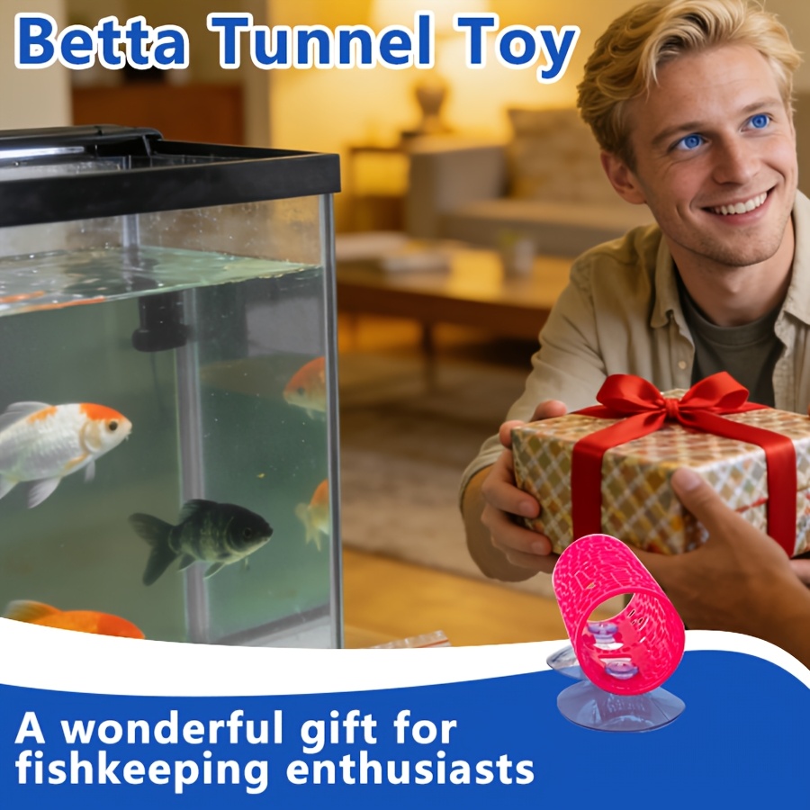 Betta Fish Hideaway Tunnel 1pc - Aquarium Fish Beautiful recension och pris