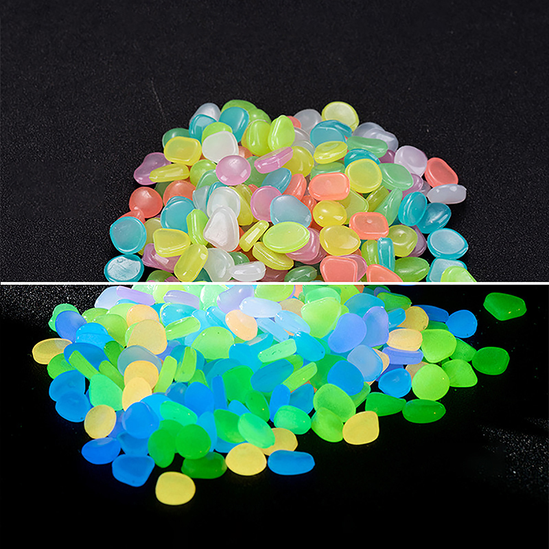 C 100pcs Garden Decor Luminous - Aquarium Fish Accessories recension och pris