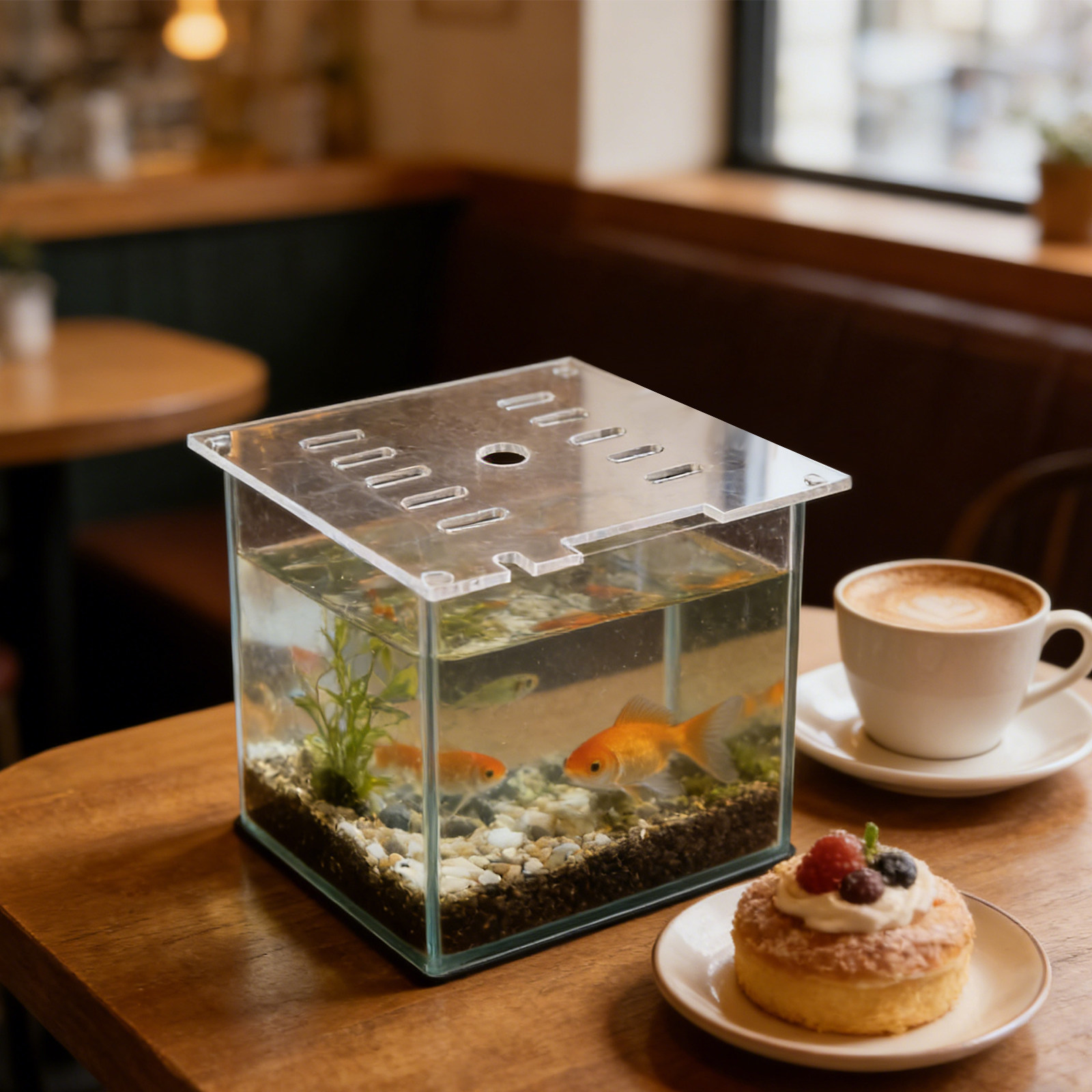 Clear Acrylic Aquarium Top Pan - Aquarium Fish Jumping recension och pris
