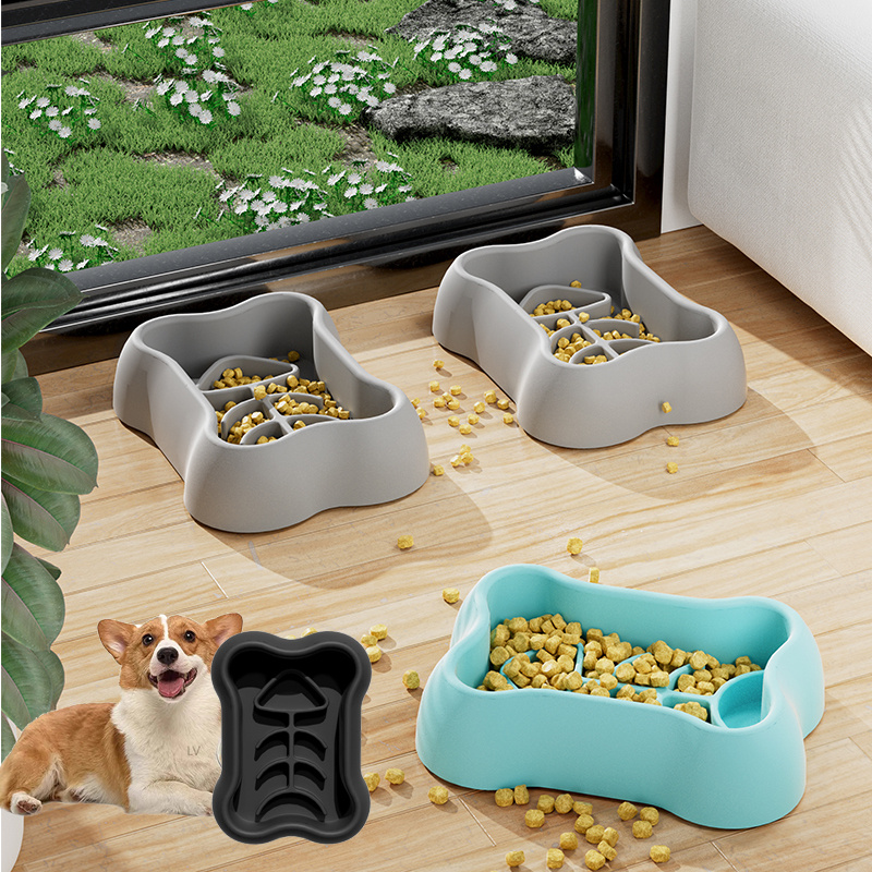Pet Dog Slow Feeder Bowl Puppy - Royal Canin Food Medium recension och pris